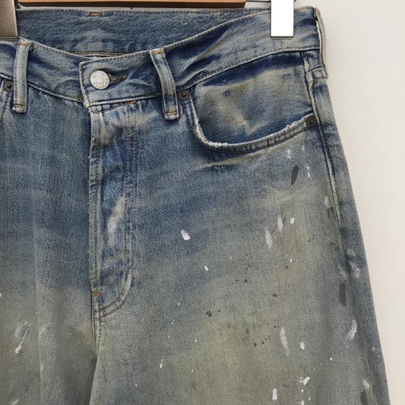 アクネストゥディオズ Acne Studios パンツ デニム、ジーンズ Acne Studios 1981 u trafalgar Loose fit jeans M ダメージ加工 X  水色 / ライトブルー / メンズ USED 古着 中古 10157866