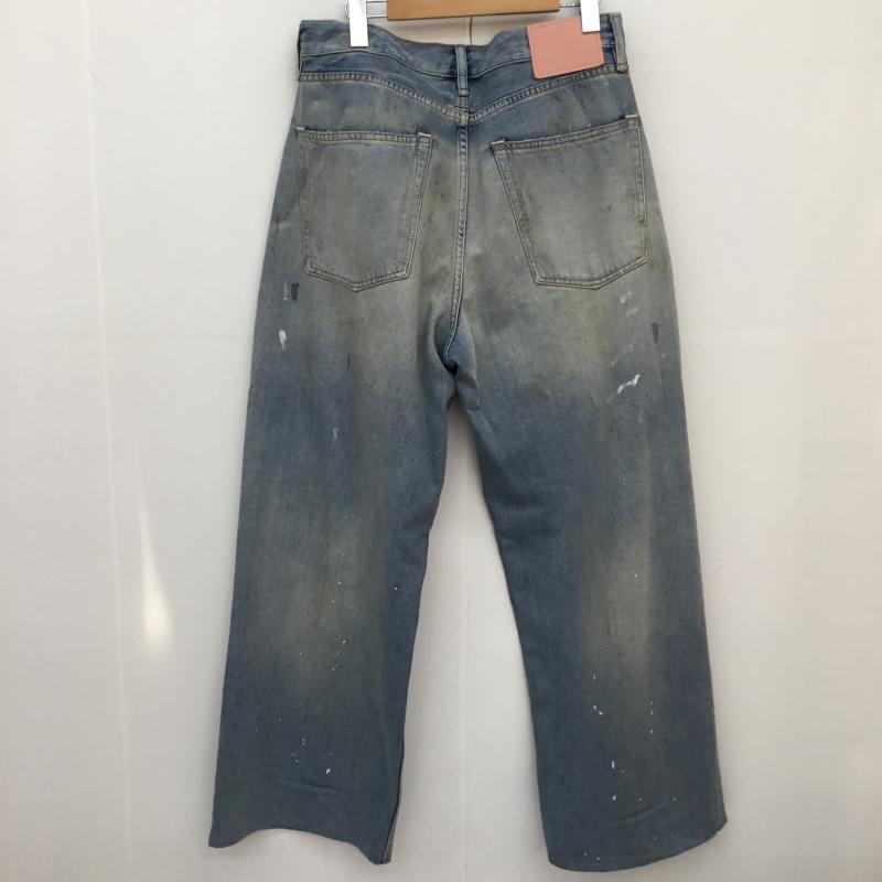 アクネストゥディオズ Acne Studios パンツ デニム、ジーンズ Acne Studios 1981 u trafalgar Loose fit jeans M ダメージ加工 X  水色 / ライトブルー / メンズ USED 古着 中古 10157866