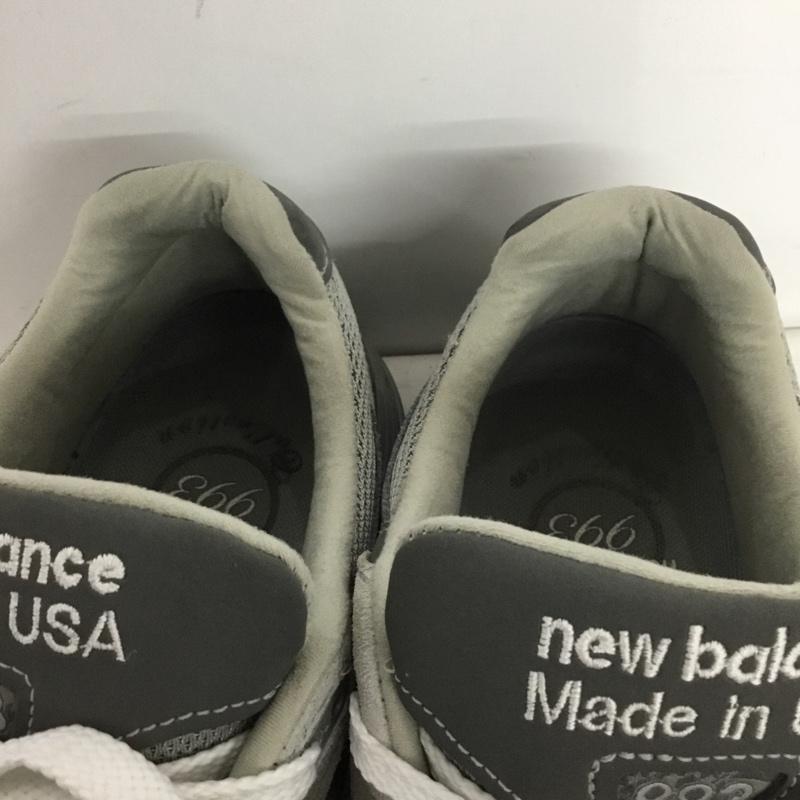 ニューバランス New Balance スニーカー スニーカー MR993 GL Made in USA 993 28.5cm 28.5cm ロゴ、文字 灰 / グレー / gray メンズ USED 古着 中古 10157867