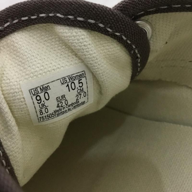 バンズ VANS スニーカー スニーカー 751505 ローカット 27cm 27.0cm ロゴ、文字 茶 / ブラウン / brown メンズ USED 古着 中古 10157869