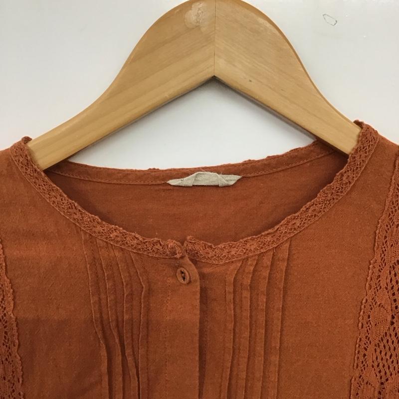 サマンサモスモス Samansa Mos2 ワンピース ロングスカート 長袖ロングワンピース シャツワンピース FREE  橙 / オレンジ / orange レディース USED 古着 中古 10157874