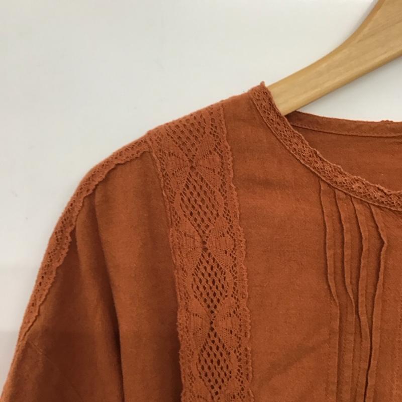 サマンサモスモス Samansa Mos2 ワンピース ロングスカート 長袖ロングワンピース シャツワンピース FREE  橙 / オレンジ / orange レディース USED 古着 中古 10157874