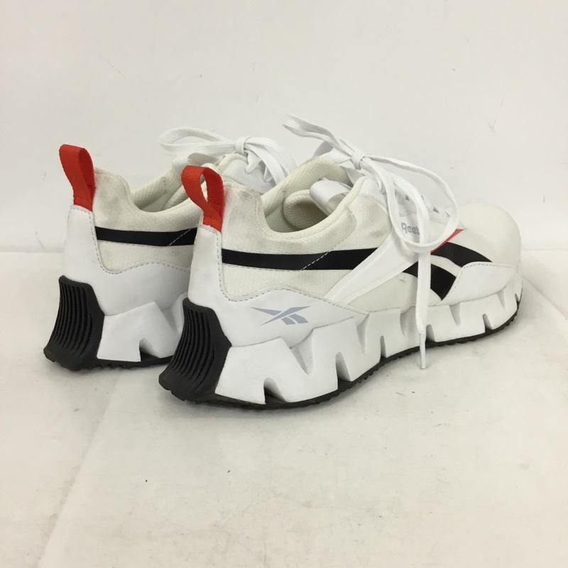 リーボック Reebok スニーカー スニーカー PULSION 26.5cm 26.5cm ロゴ、文字 白 / ホワイト / white X 黒 / ブラック / black X 赤 / レッド / red メンズ USED 古着 中古 10157875