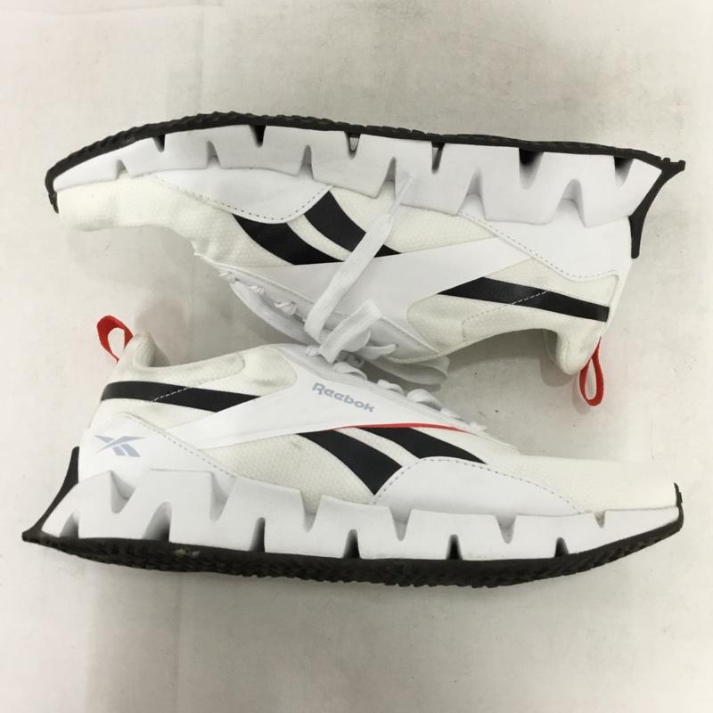 リーボック Reebok スニーカー スニーカー PULSION 26.5cm 26.5cm ロゴ、文字 白 / ホワイト / white X 黒 / ブラック / black X 赤 / レッド / red メンズ USED 古着 中古 10157875