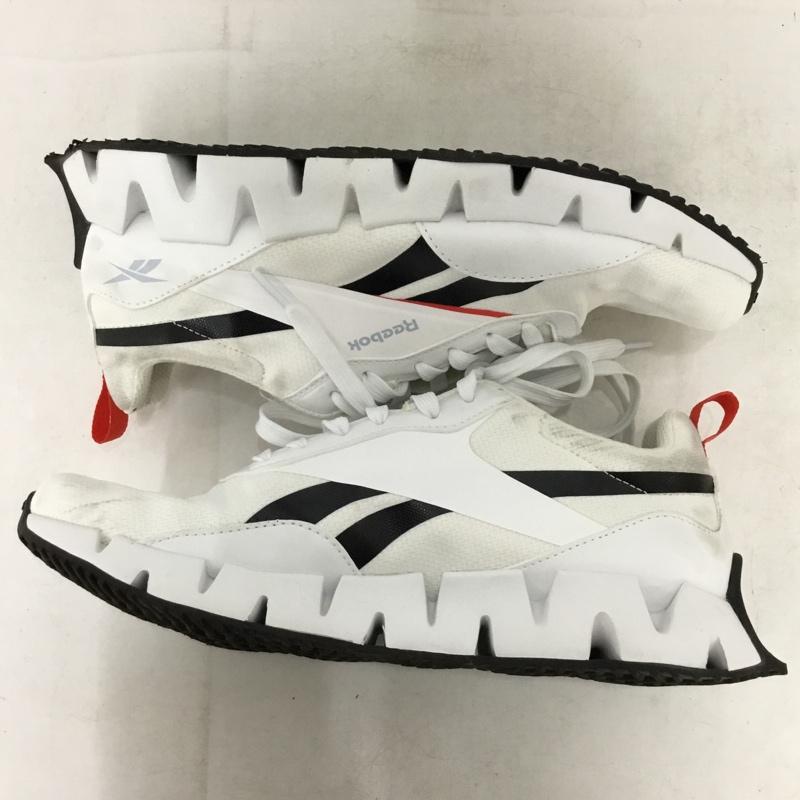 リーボック Reebok スニーカー スニーカー PULSION 26.5cm 26.5cm ロゴ、文字 白 / ホワイト / white X 黒 / ブラック / black X 赤 / レッド / red メンズ USED 古着 中古 10157875