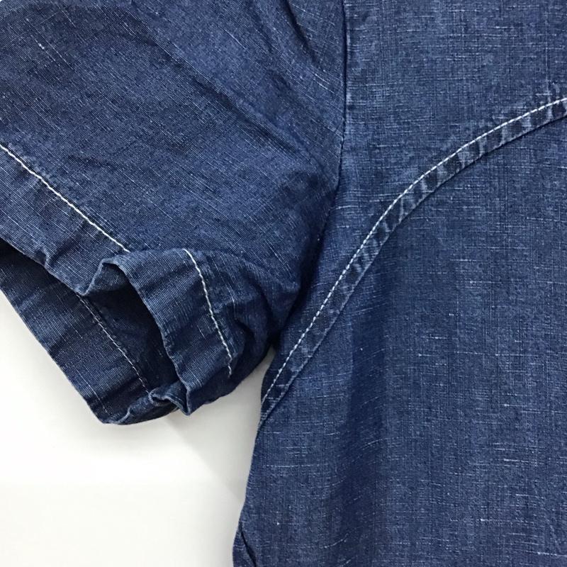 ザラ ZARA サロペット・オーバーオール サロペット、オーバーオール 半袖オーバーオール オールインワン L 無地 インディゴ / インディゴ / Indigo レディース USED 古着 中古 10157876