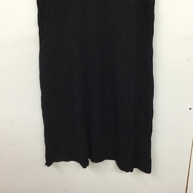ジーナシス JEANASIS ワンピース ロングスカート ノースリーブロングワンピース タイトワンピース FREE 無地 黒 / ブラック / black レディース USED 古着 中古 10157877