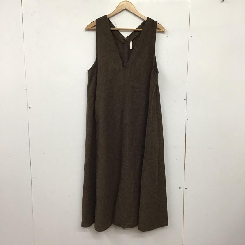 ひより HIYORI サロペット・オーバーオール サロペット、オーバーオール オールインワン ノースリーブ ワイドパンツ S 無地 茶 / ブラウン / brown レディース USED 古着 中古 10157884