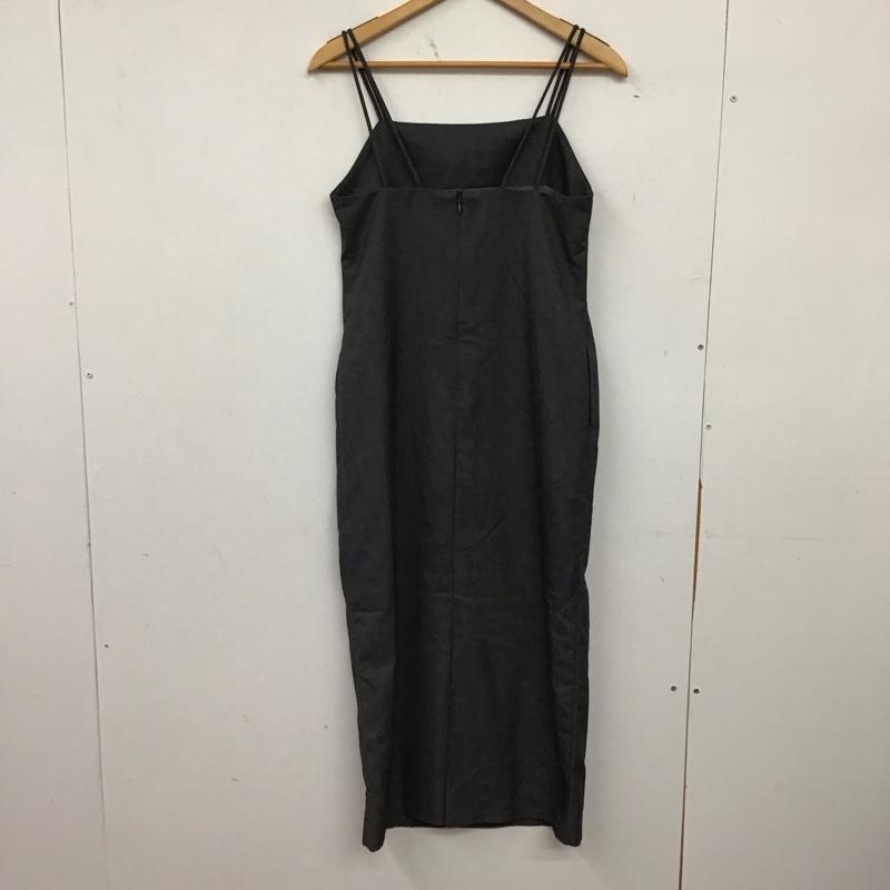ミラオーウェン Mila Owen ワンピース ロングスカート ノースリーブロングワンピース フレアスカート 0 無地 灰 / グレー / gray レディース USED 古着 中古 10157885