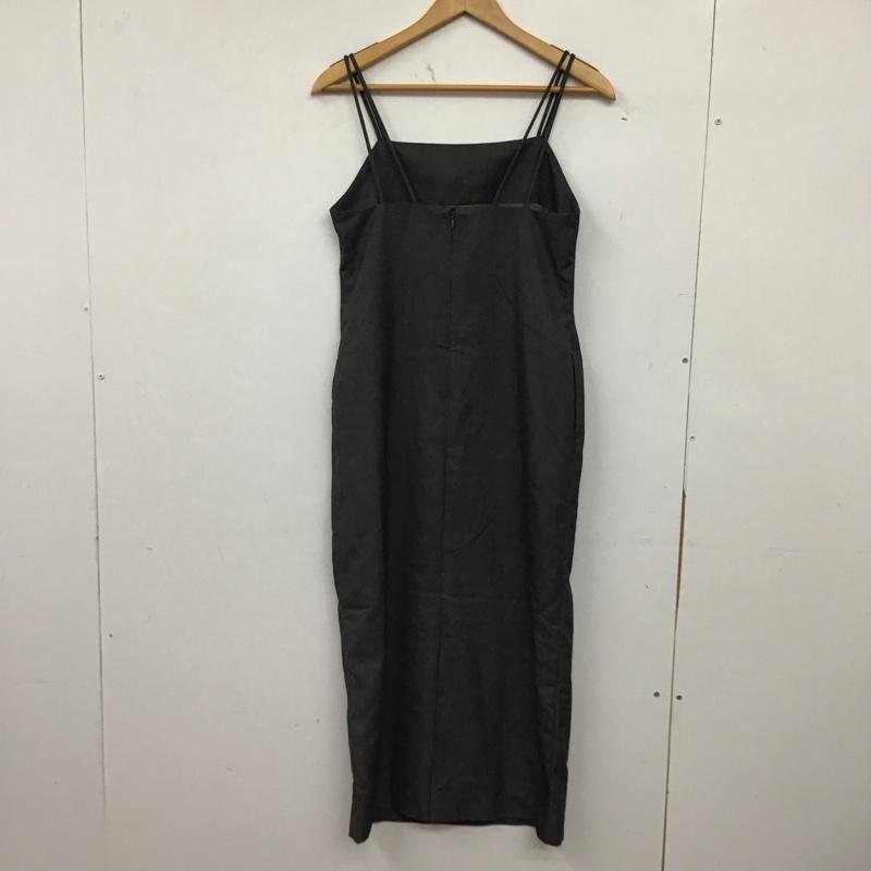 ミラオーウェン Mila Owen ワンピース ロングスカート ノースリーブロングワンピース フレアスカート 0 無地 灰 / グレー / gray レディース USED 古着 中古 10157885