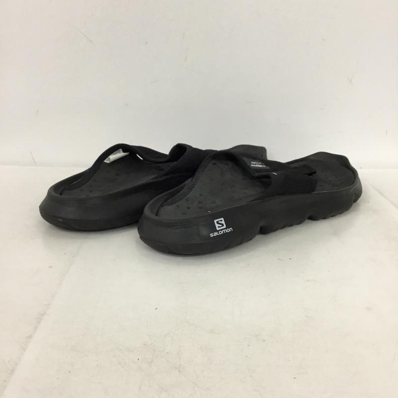 サロモン SALOMON サンダル サンダル 412774 トングサンダル 25cm 25.0cm ロゴ、文字 黒 / ブラック / black メンズ USED 古着 中古 10157890