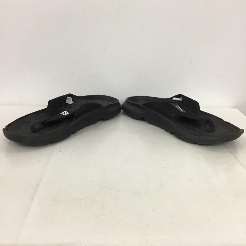 サロモン SALOMON サンダル サンダル 412774 トングサンダル 25cm 25.0cm ロゴ、文字 黒 / ブラック / black メンズ USED 古着 中古 10157890