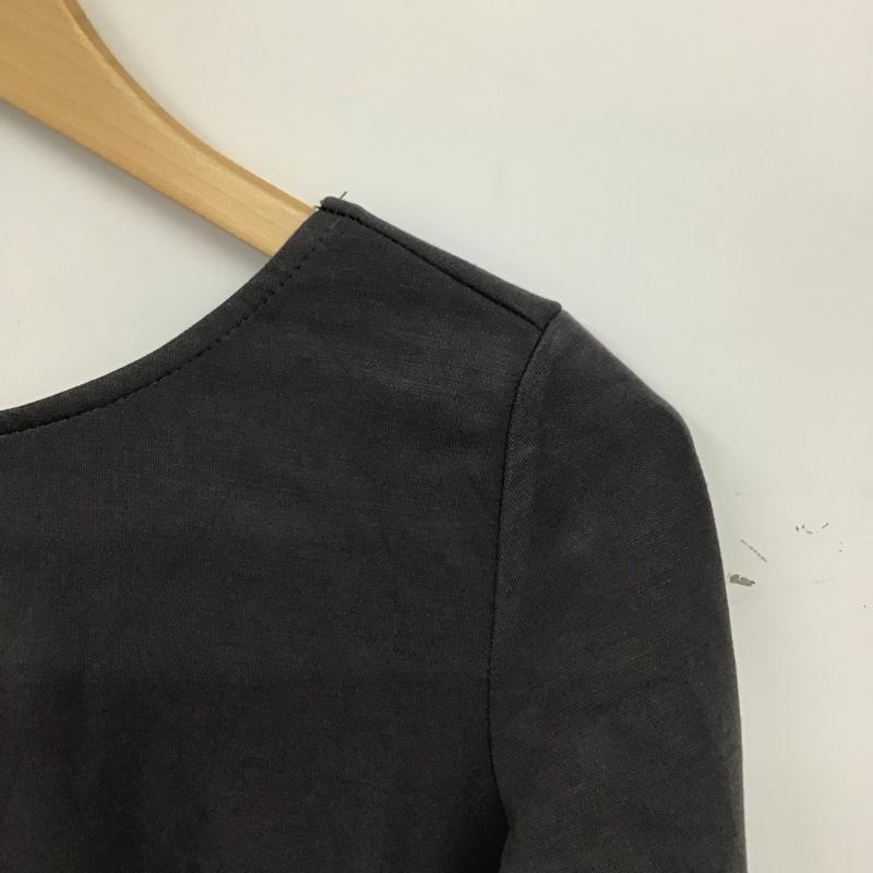 ルエレ Louere ワンピース ロングスカート 長袖ロングワンピース タイトワンピース 36 無地 灰 / グレー / gray レディース USED 古着 中古 10157891