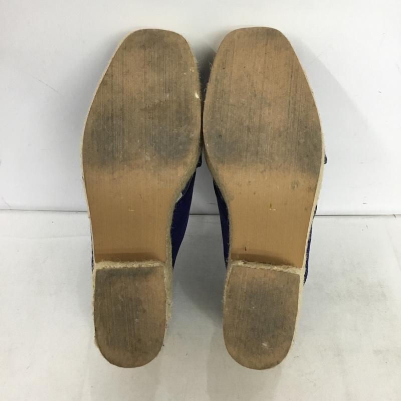 ランダ RANDA サンダル サンダル KS08163R2 クロスミュールサンダル L 無地 青 / ブルー / blue レディース USED 古着 中古 10157892