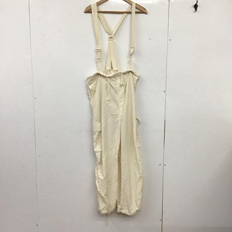 アーシー earthy パンツ ワークパンツ、ペインターパンツ ワイドパンツ カジュアルパンツ ワークパンツ FREE 無地 アイボリー / アイボリー / レディース USED 古着 中古 10157893