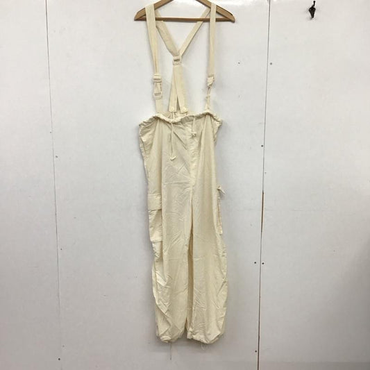 アーシー earthy パンツ ワークパンツ、ペインターパンツ ワイドパンツ カジュアルパンツ ワークパンツ FREE 無地 アイボリー / アイボリー / レディース USED 古着 中古 10157893
