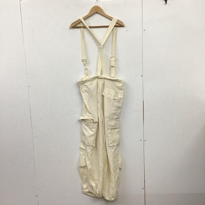 アーシー earthy パンツ ワークパンツ、ペインターパンツ ワイドパンツ カジュアルパンツ ワークパンツ FREE 無地 アイボリー / アイボリー / レディース USED 古着 中古 10157893