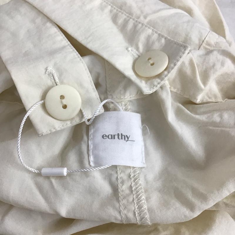 アーシー earthy パンツ ワークパンツ、ペインターパンツ ワイドパンツ カジュアルパンツ ワークパンツ FREE 無地 アイボリー / アイボリー / レディース USED 古着 中古 10157893