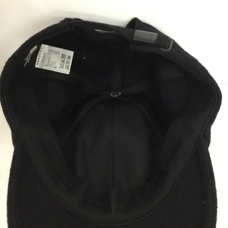 ザノースフェイス THE NORTH FACE 帽子 キャップ NN42031 TNFロゴ フランネル キャップ FREE ロゴ、文字 紺 / ネイビー / navy メンズ USED 古着 中古 10157894