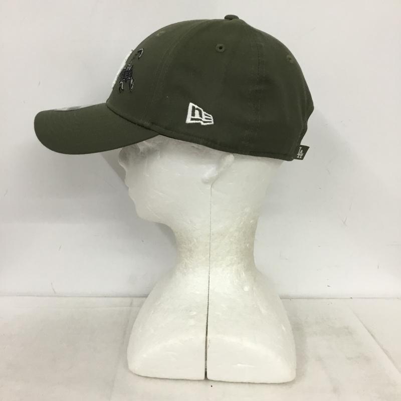 ニューエラ NEW ERA 帽子 キャップ 9FORTY LA ロゴ、文字 カーキ / カーキ / khaki メンズ USED 古着 中古 10157895