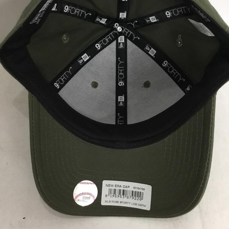 ニューエラ NEW ERA 帽子 キャップ 9FORTY LA ロゴ、文字 カーキ / カーキ / khaki メンズ USED 古着 中古 10157895