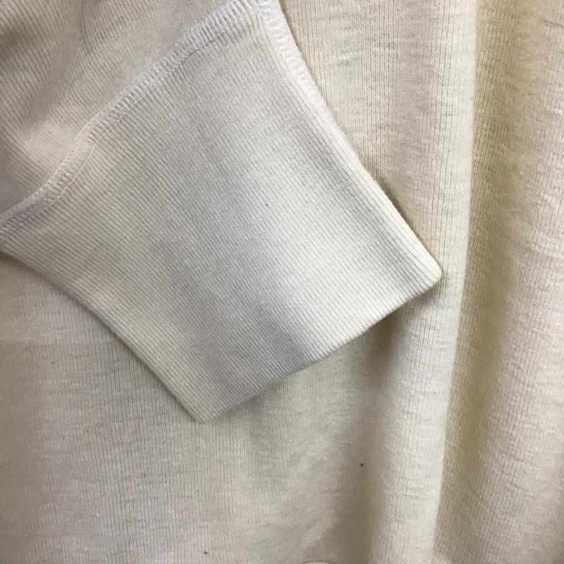 ミリタリー ミリタリー カットソー 長袖 ミリタリーカットソー ヘンリーネック M 無地 アイボリー / アイボリー / メンズ USED 古着 中古 10157899