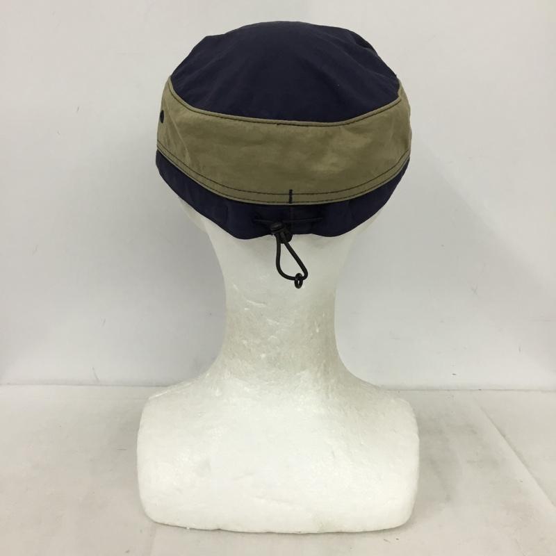 カリマー Karrimor 帽子 キャップ 100671 アウトドアキャップ ロゴ、文字 ベージュ / ベージュ / beige X 紺 / ネイビー / navy メンズ USED 古着 中古 10157902