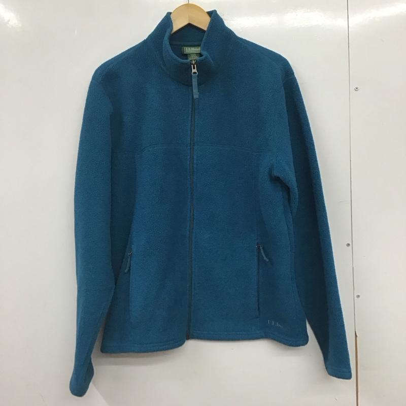 エルエルビーン L.L.Bean ジャケット、上着 ジャンパー、ブルゾン ジップアップフリースジャケット アウター スタンドカラー S 無地 青 / ブルー / blue メンズ USED 古着 中古 10157903