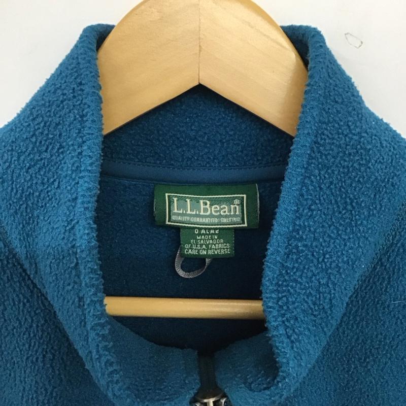 エルエルビーン L.L.Bean ジャケット、上着 ジャンパー、ブルゾン ジップアップフリースジャケット アウター スタンドカラー S 無地 青 / ブルー / blue メンズ USED 古着 中古 10157903