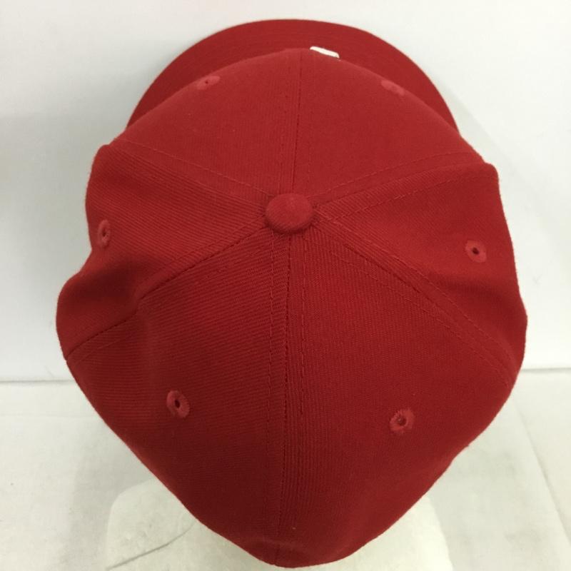ニューエラ NEW ERA 帽子 キャップ 59FIFTY 59.6cm ロゴ、文字 赤 / レッド / red メンズ USED 古着 中古 10157904