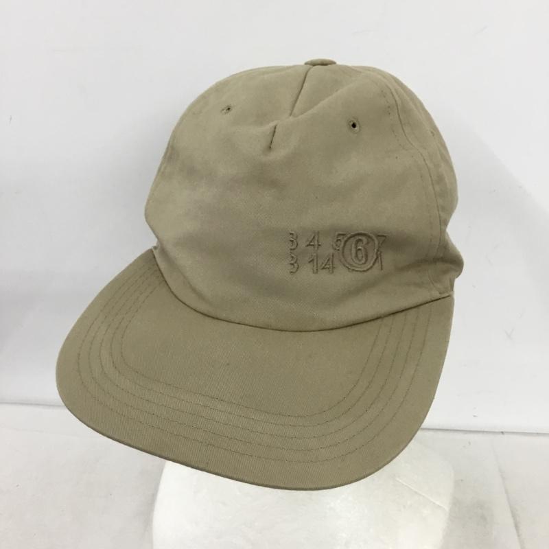 エムエムシックス MM6 帽子 キャップ S52TC0037 Maison Margiela 刺繍 ベージュ / ベージュ / beige レディース USED 古着 中古 10157906