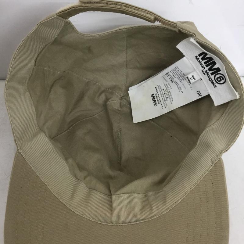 エムエムシックス MM6 帽子 キャップ S52TC0037 Maison Margiela 刺繍 ベージュ / ベージュ / beige レディース USED 古着 中古 10157906