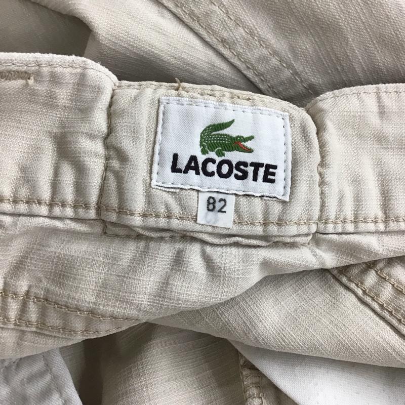 ラコステ LACOSTE パンツ ワークパンツ、ペインターパンツ ワイドパンツ カジュアルパンツ ワークパンツ 無地 アイボリー / アイボリー / メンズ USED 古着 中古 10157908