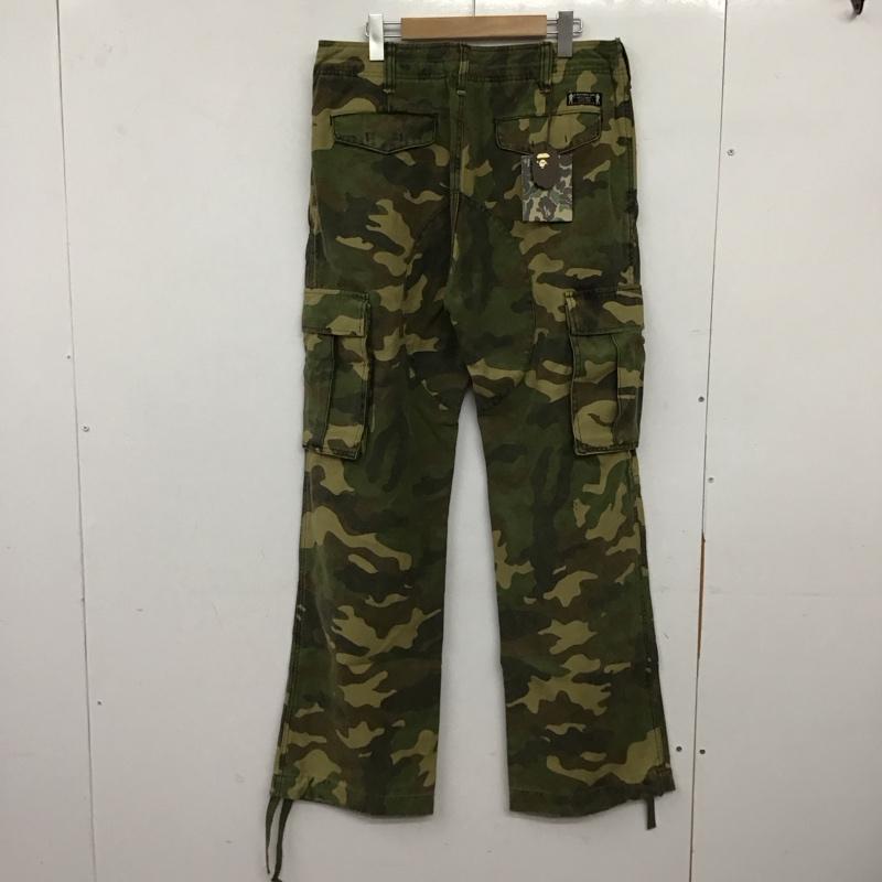 アベイシングエイプ A BATHING APE パンツ ワークパンツ、ペインターパンツ ワークパンツ ワイドパンツ カジュアルパンツ カーゴパンツ L カモフラージュ柄・迷彩 マルチカラー / マルチカラー / multicolor メンズ USED 古着 中古 10157910
