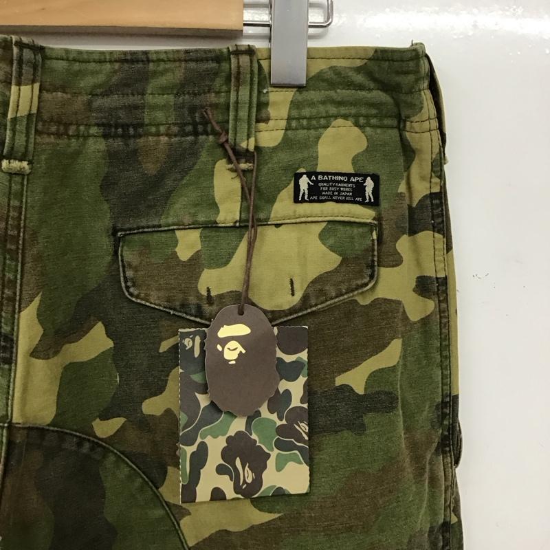 アベイシングエイプ A BATHING APE パンツ ワークパンツ、ペインターパンツ ワークパンツ ワイドパンツ カジュアルパンツ カーゴパンツ L カモフラージュ柄・迷彩 マルチカラー / マルチカラー / multicolor メンズ USED 古着 中古 10157910