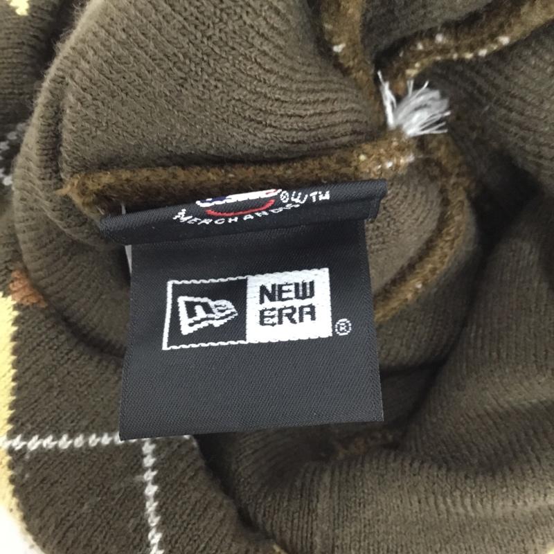 ニューエラ NEW ERA 帽子 ニット帽 LA チェック ポンポン付き 刺繍 マルチカラー / マルチカラー / multicolor メンズ USED 古着 中古 10157918