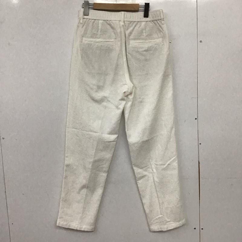 ザラ ZARA パンツ ワークパンツ、ペインターパンツ ワイドパンツ カジュアルパンツ ワークパンツ S  白 / ホワイト / white メンズ USED 古着 中古 10157920