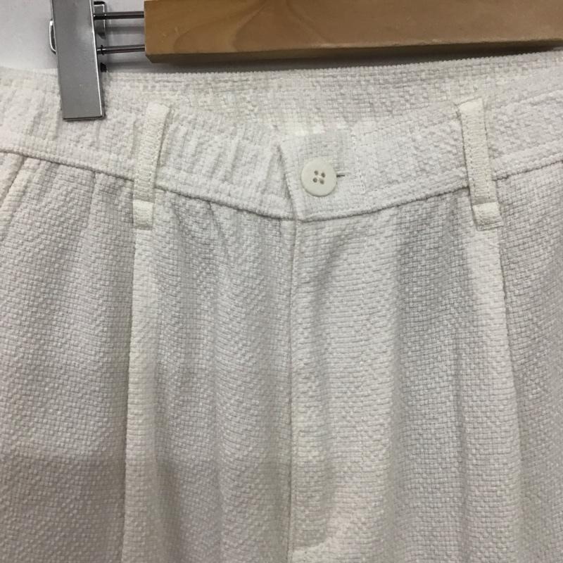 ザラ ZARA パンツ ワークパンツ、ペインターパンツ ワイドパンツ カジュアルパンツ ワークパンツ S  白 / ホワイト / white メンズ USED 古着 中古 10157920