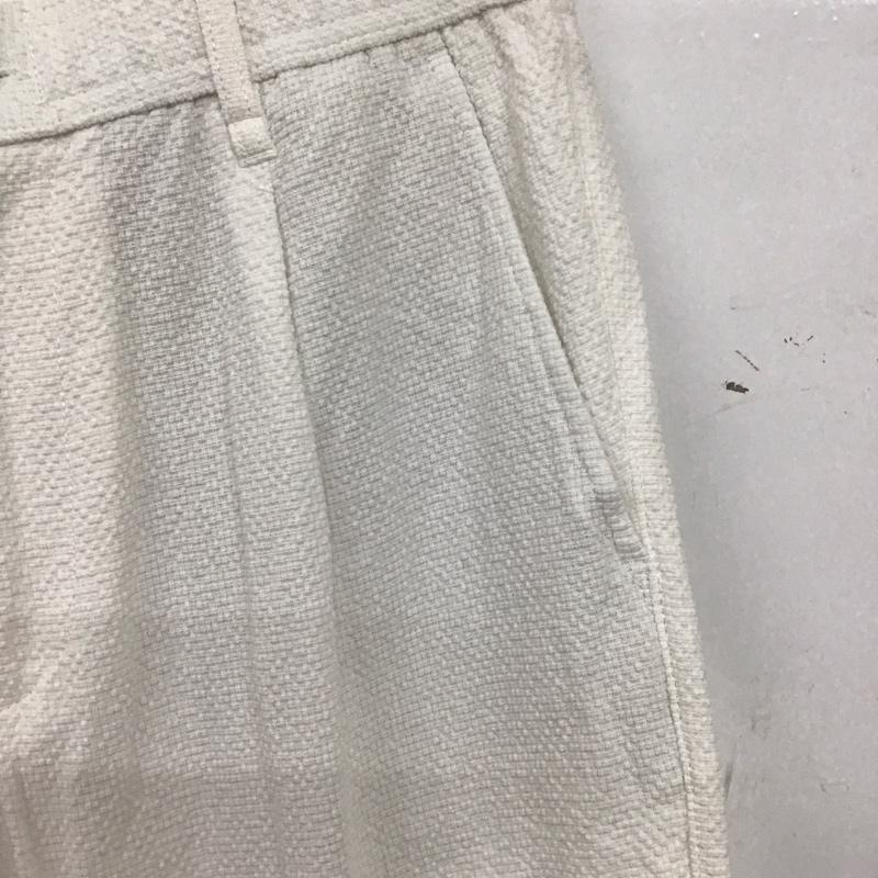 ザラ ZARA パンツ ワークパンツ、ペインターパンツ ワイドパンツ カジュアルパンツ ワークパンツ S  白 / ホワイト / white メンズ USED 古着 中古 10157920