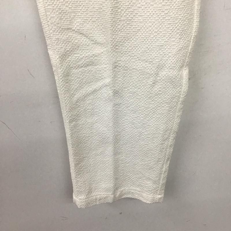 ザラ ZARA パンツ ワークパンツ、ペインターパンツ ワイドパンツ カジュアルパンツ ワークパンツ S  白 / ホワイト / white メンズ USED 古着 中古 10157920