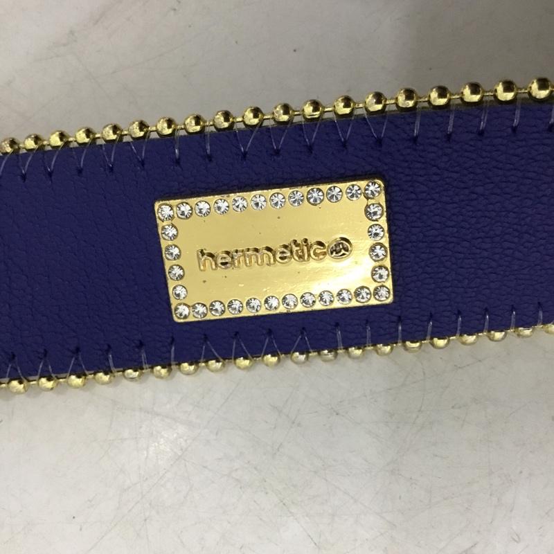 古着 USED ベルト・バックル ベルト hermetic ドルマーク スタッズ  青 / ブルー / blue メンズ USED 古着 中古 10157921