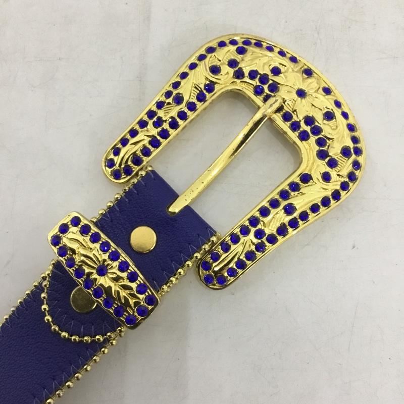 古着 USED ベルト・バックル ベルト hermetic ドルマーク スタッズ  青 / ブルー / blue メンズ USED 古着 中古 10157921