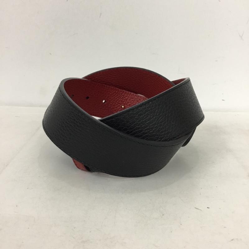 グッチ GUCCI ベルト・バックル ベルト 450000 CAO2G 無地 黒 / ブラック / black X 金 / ゴールド / gold color レディース USED 古着 中古 10157923