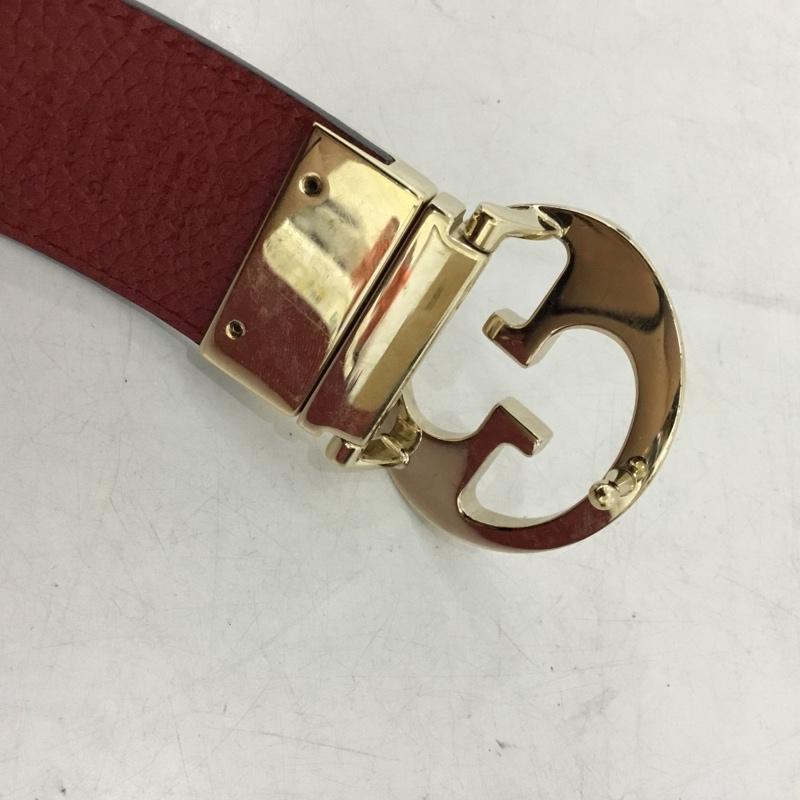 グッチ GUCCI ベルト・バックル ベルト 450000 CAO2G 無地 黒 / ブラック / black X 金 / ゴールド / gold color レディース USED 古着 中古 10157923