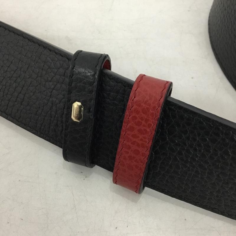 グッチ GUCCI ベルト・バックル ベルト 450000 CAO2G 無地 黒 / ブラック / black X 金 / ゴールド / gold color レディース USED 古着 中古 10157923