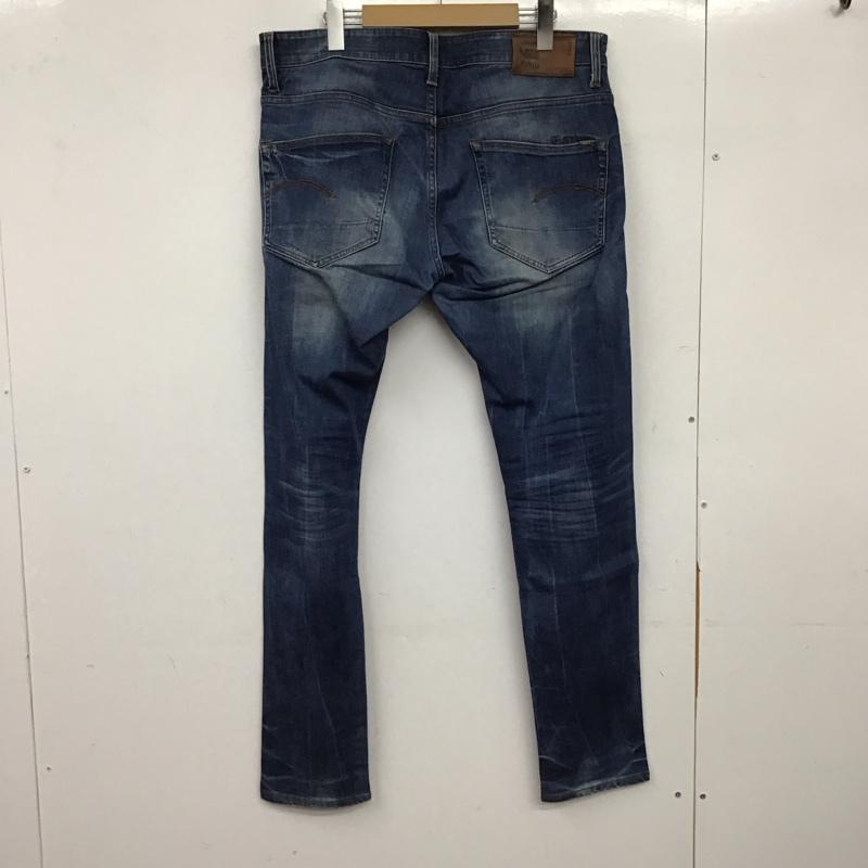 ジースターロゥ G-STAR RAW パンツ デニム、ジーンズ デニムパンツ スリムパンツ カジュアルパンツ ストレッチパンツ 34  インディゴ / インディゴ / Indigo メンズ USED 古着 中古 10157924