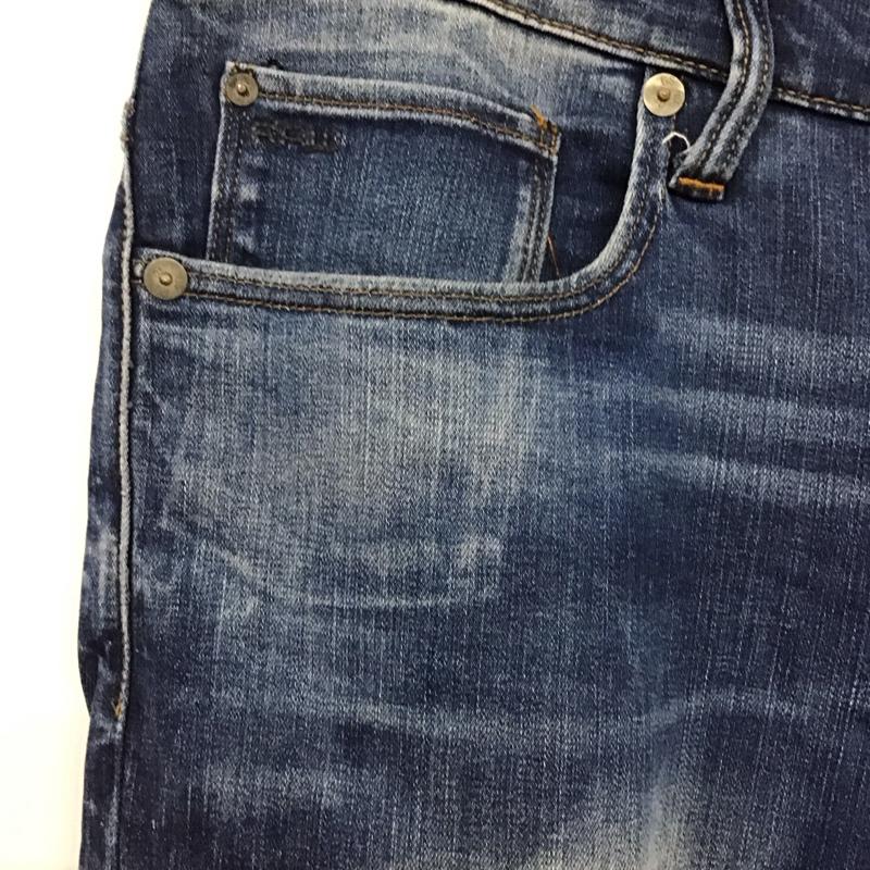 ジースターロゥ G-STAR RAW パンツ デニム、ジーンズ デニムパンツ スリムパンツ カジュアルパンツ ストレッチパンツ 34  インディゴ / インディゴ / Indigo メンズ USED 古着 中古 10157924