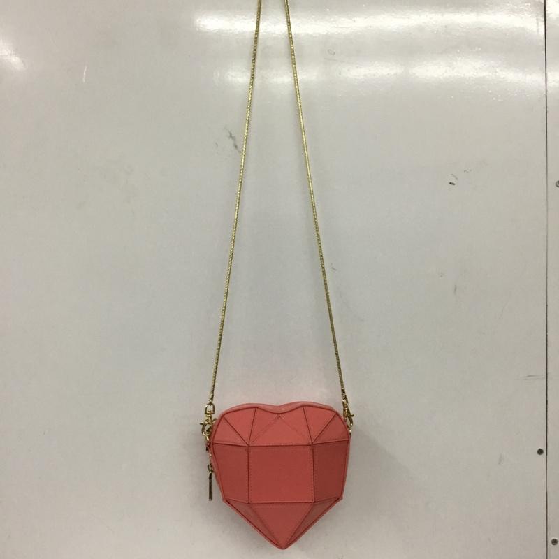 サマンサベガ Samantha Vega ショルダーバッグ ショルダーバッグ ハートバッグ ロゴ、文字 桃 / ピンク / pink レディース USED 古着 中古 10157925