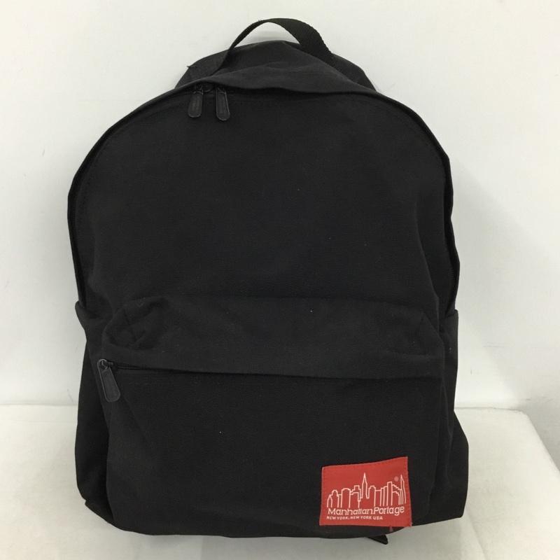 マンハッタンポーテージ Manhattan Portage リュックサック、デイパック リュックサック、デイバッグ ロゴ、文字 黒 / ブラック / black メンズ USED 古着 中古 10157929