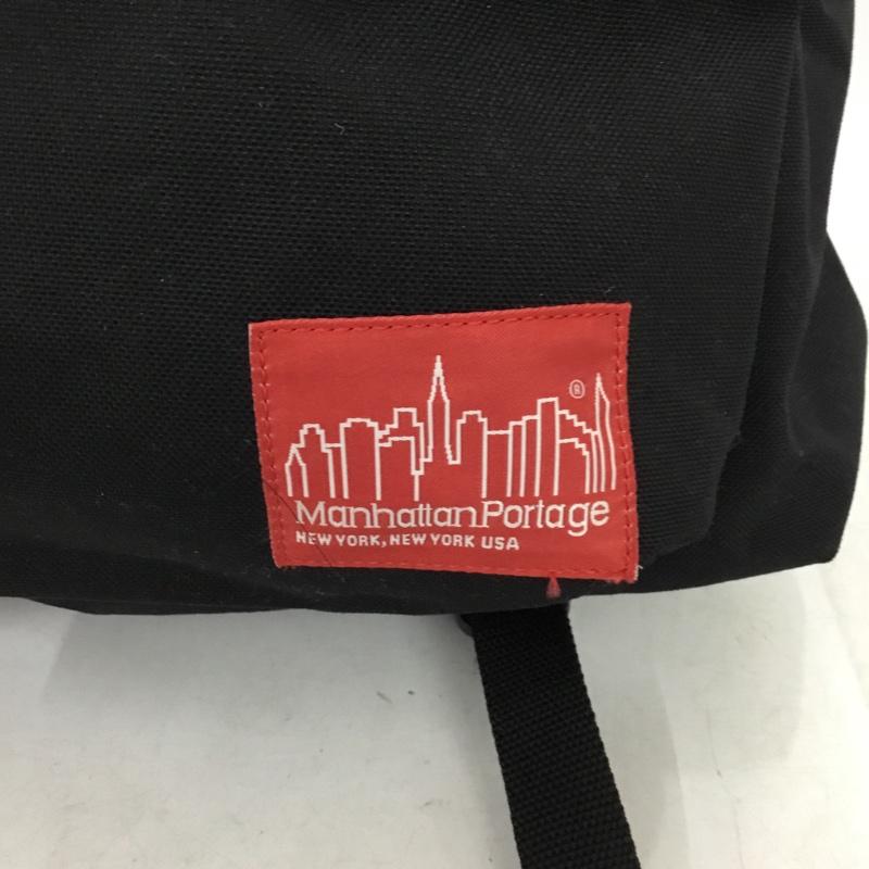 マンハッタンポーテージ Manhattan Portage リュックサック、デイパック リュックサック、デイバッグ ロゴ、文字 黒 / ブラック / black メンズ USED 古着 中古 10157929
